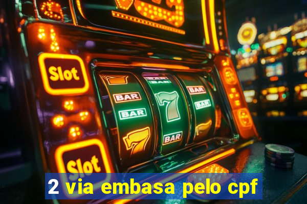 2 via embasa pelo cpf